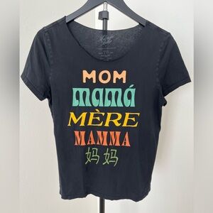 Anthropologie x Midnight Rider “Mom” Graphic Tee – Size Small – Made in USA 💐